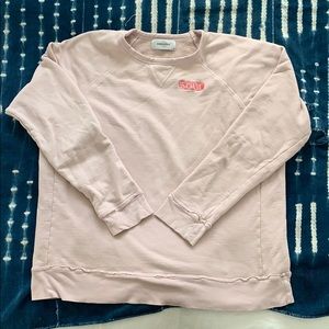 SoulCycle oversized crew neck